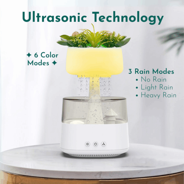 Zen Uchii Oasis Garden | Rain & Aroma Diffuser - Image 2