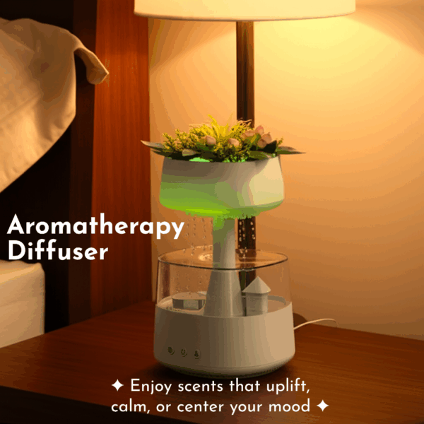 Zen Uchii Oasis Garden | Rain & Aroma Diffuser - Image 3
