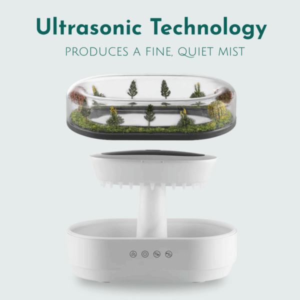 Zen Uchii Rainforest Humidifier | Sound & Aroma Diffuser - Image 2