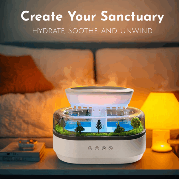 Zen Uchii Rainforest Humidifier | Sound & Aroma Diffuser - Image 3