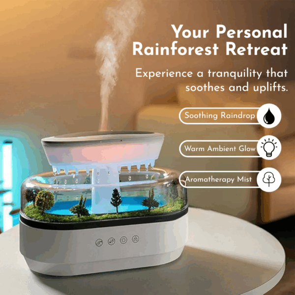 Zen Uchii Rainforest Humidifier | Sound & Aroma Diffuser - Image 6